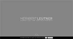 Desktop Screenshot of heribertleutner.com